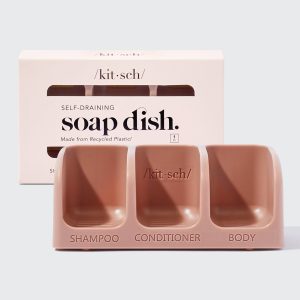 Terracotta Self-Draining Soap Dish